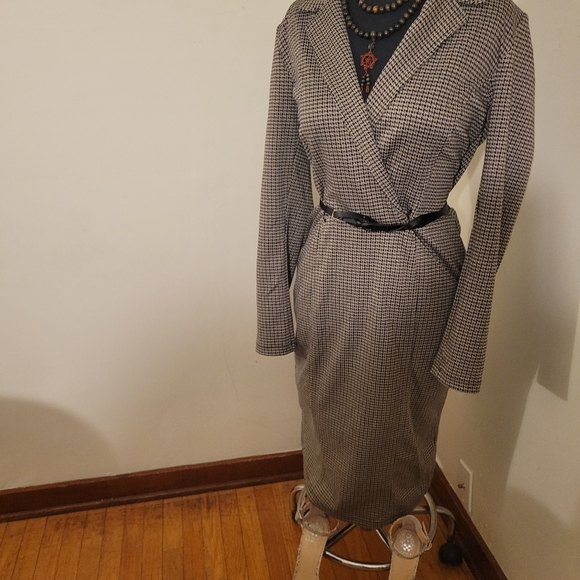 Max Studio Houndstooth Dress Size M - Picture 11 of 16